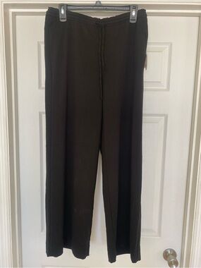 Camila Coelho  NWT Women’s Black Wide-Leg Drawstring Pants